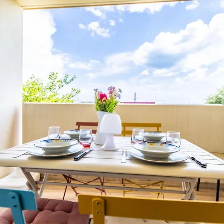 아파트 Les Terrasses De La Plage-6 By Interhome 아그